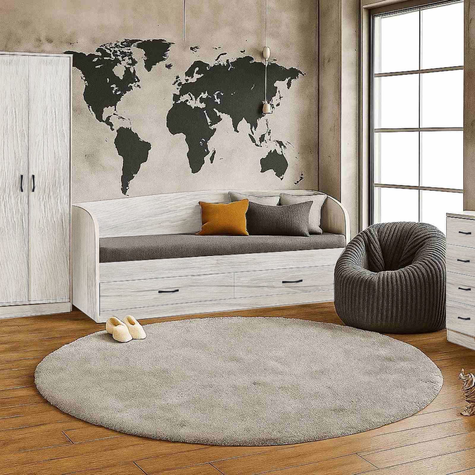 Кровать "ЛАГУНА-2" производства компании Мебелькласс.