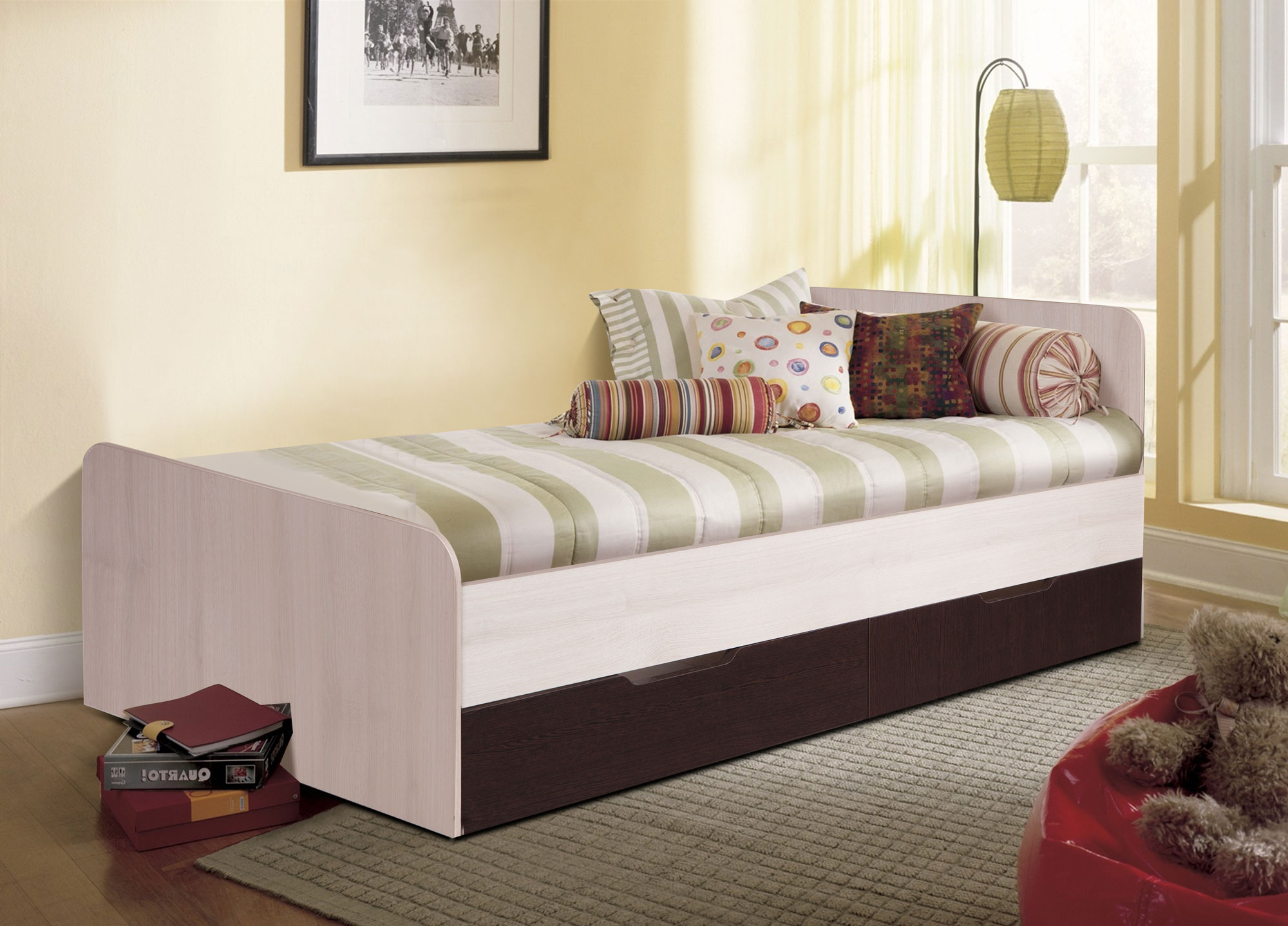 Кровать "ЛИРА-1" производства компании Мебелькласс.