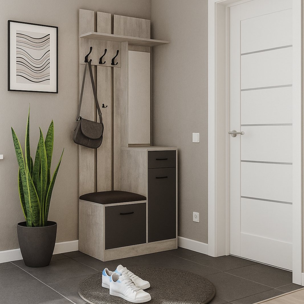 Прихожая "ДЕЙТОН" производства компании Мебелькласс.