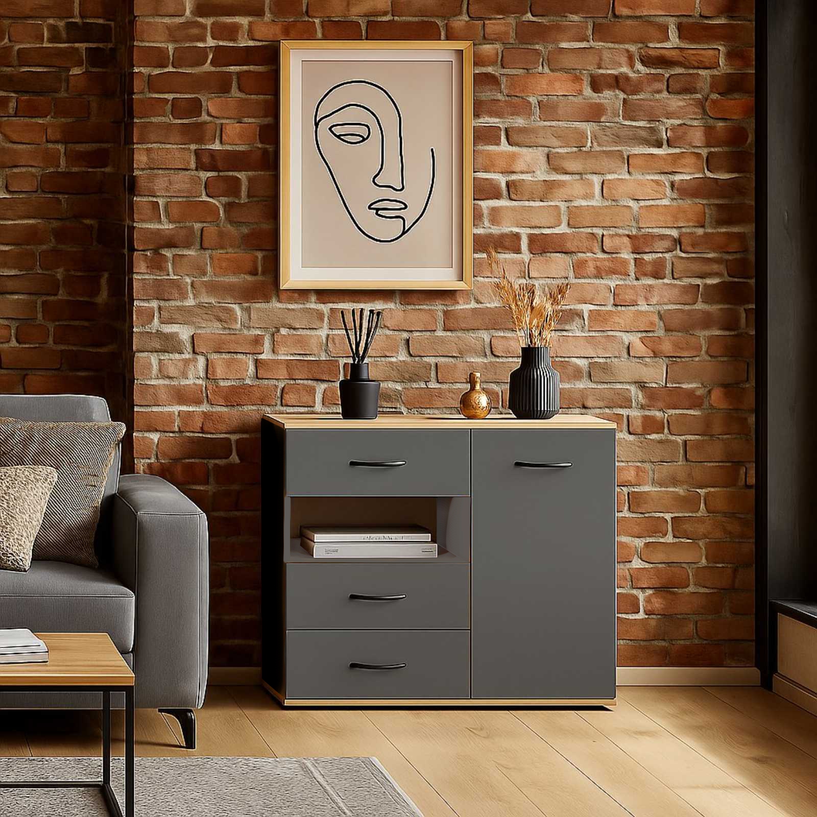 Комод ВИТТЕН производства компании Мебелькласс.