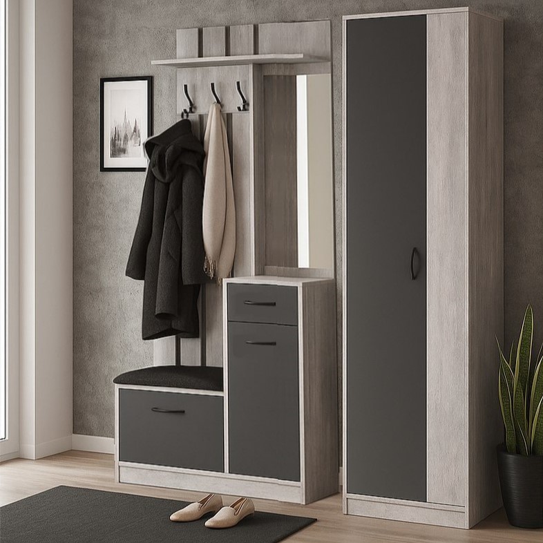 Прихожая "ДЕЙТОН" производства компании Мебелькласс.